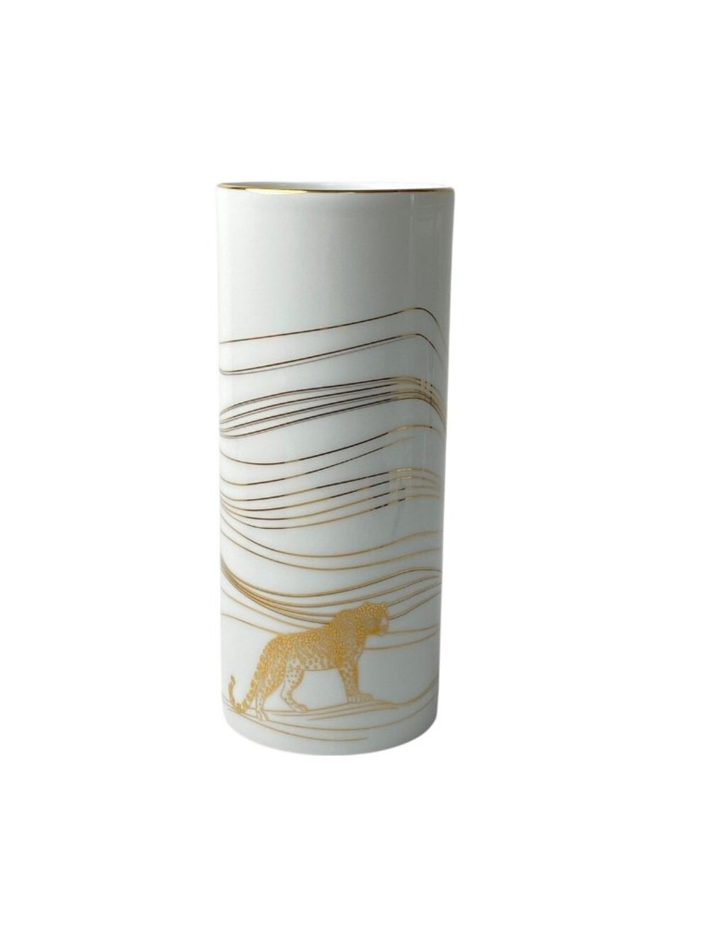 Cartier Panthere Porcelain Vase Home Decor